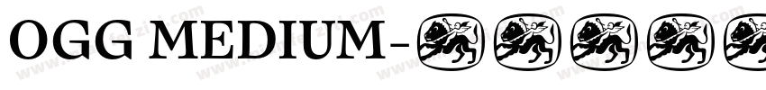 OGG MEDIUM字体转换